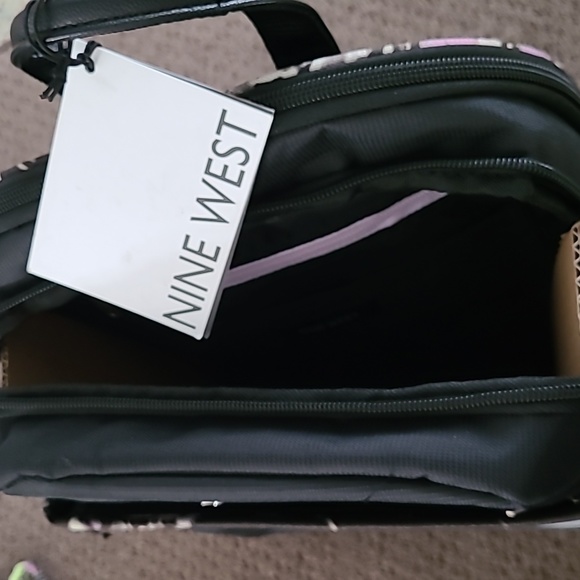 NINE WEST WOMEN'S BLACK BACKPACK - Picture 9 of 15